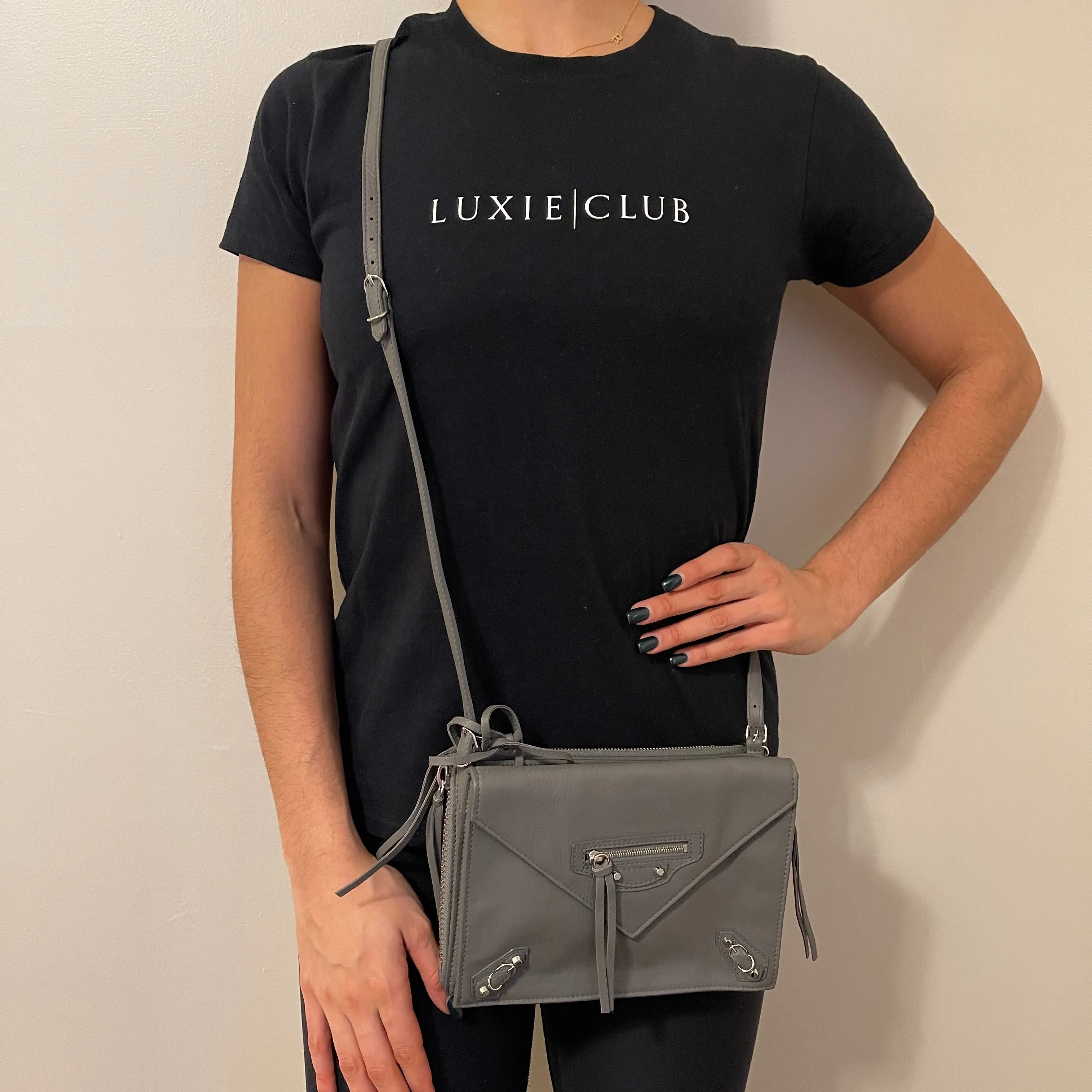 Balenciaga Papier Triple XS Crossbody Shoulder Bag