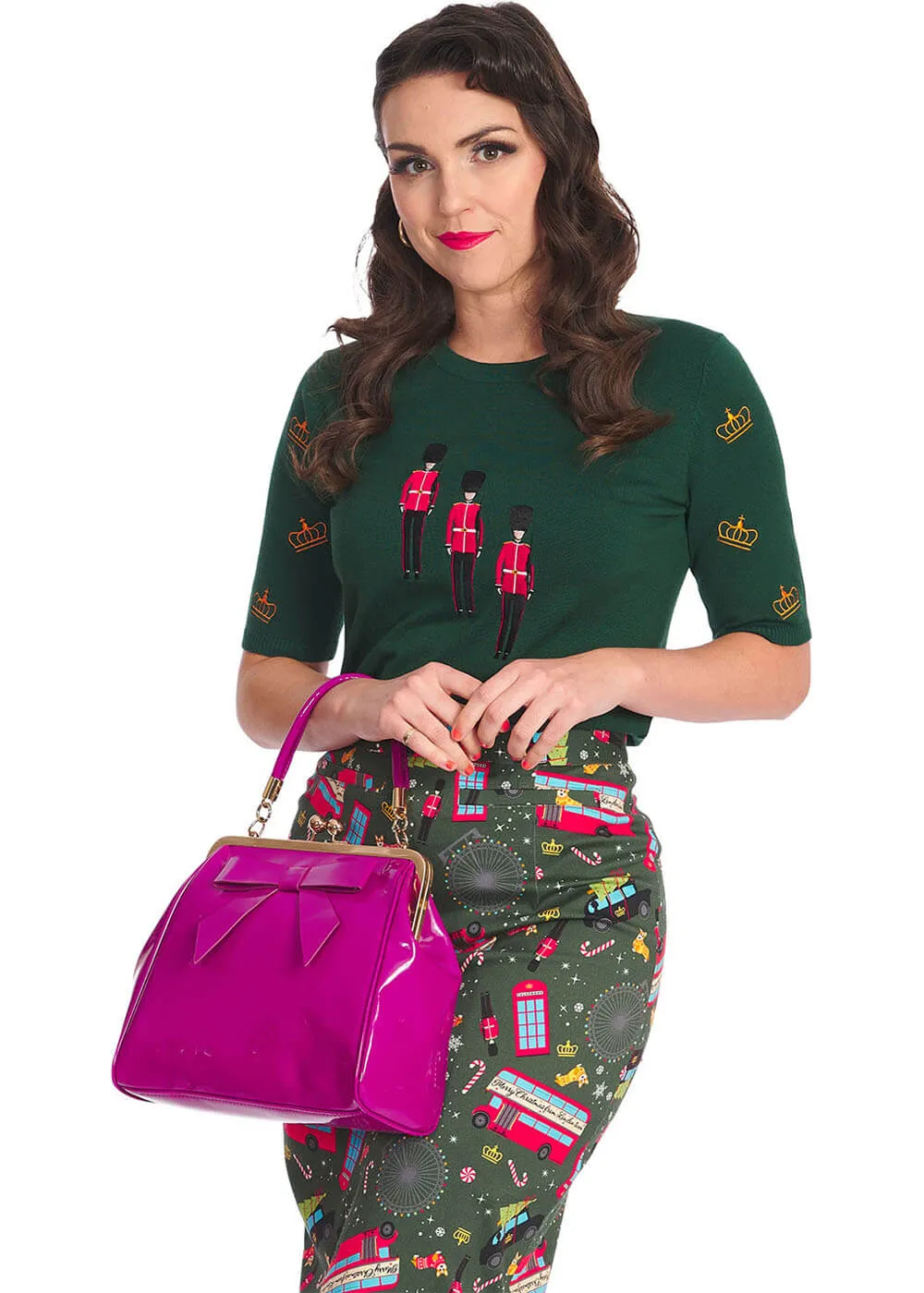 Banned American Vintage Handbag Fuchsia