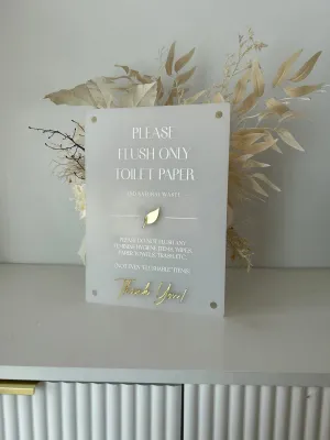 Bathroom Sign