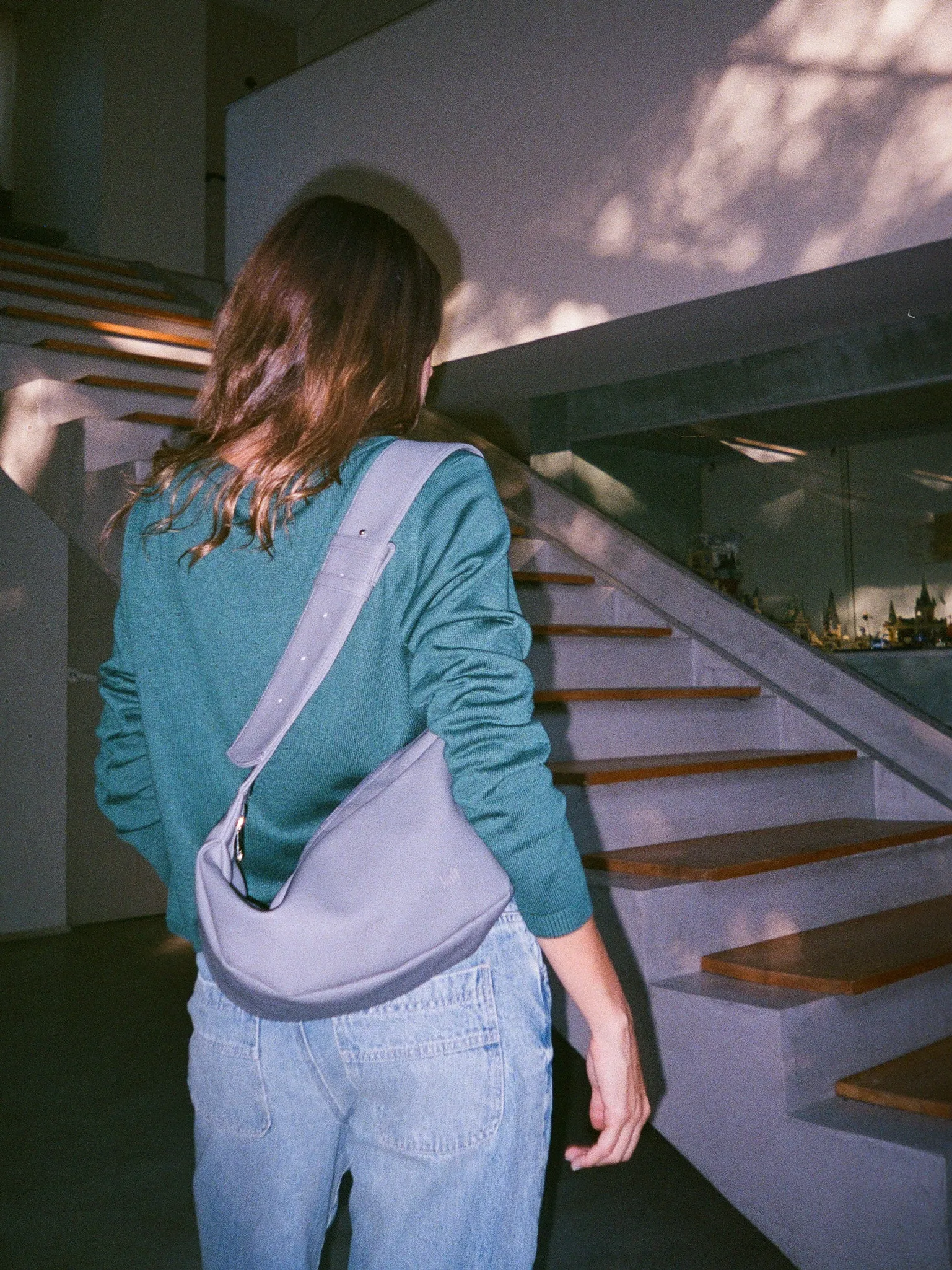 BEAN CROSS BAG  - GRAFITO GRAY