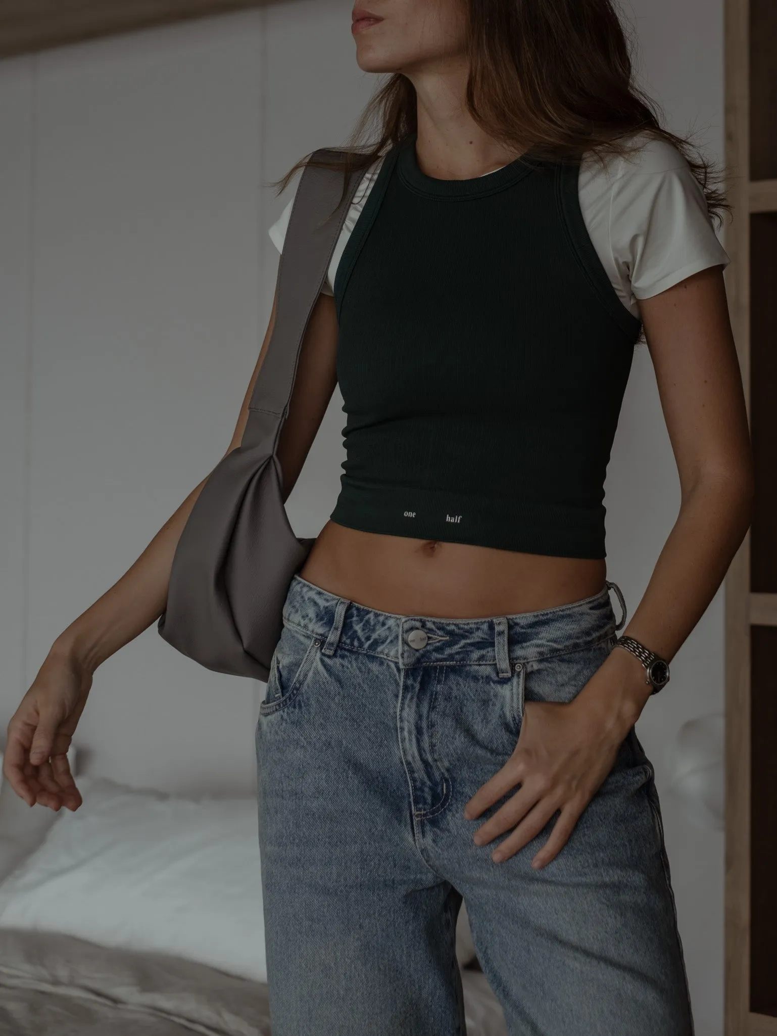 BEAN CROSS BAG  - GRAFITO GRAY