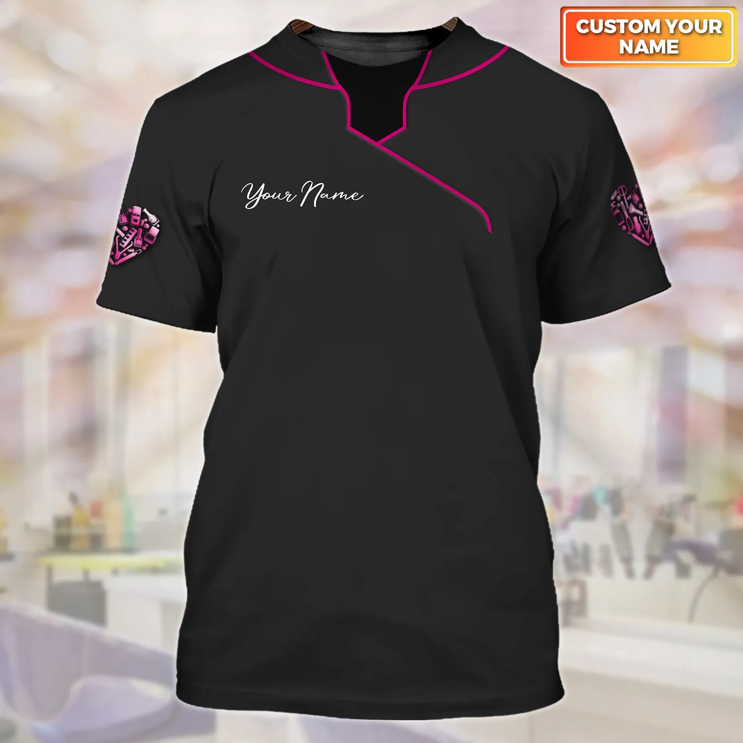 Beauty Is My Business Personalized Name 3D Tshirt [non workwear]