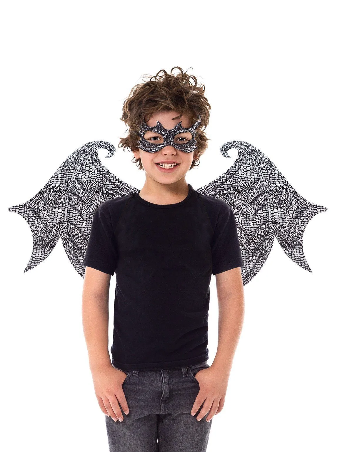 Black Dragon Wing & Mask Set