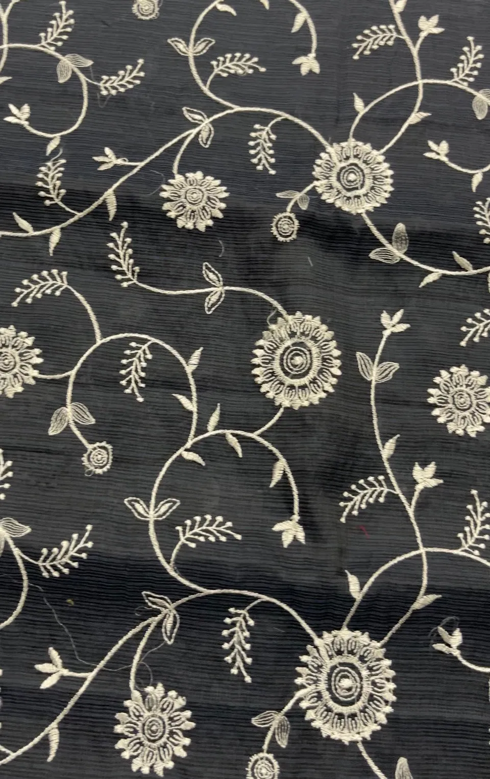 Black Kota Doria Suit With Designer Kota Dupatta