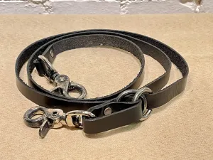 Black Leather Multipurpose Strap for Cell Phone Purses MMB2