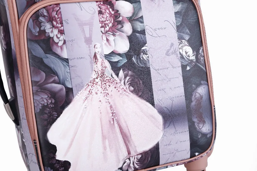 Blossomz Carry On Wheeled Luggage [BBL6999]