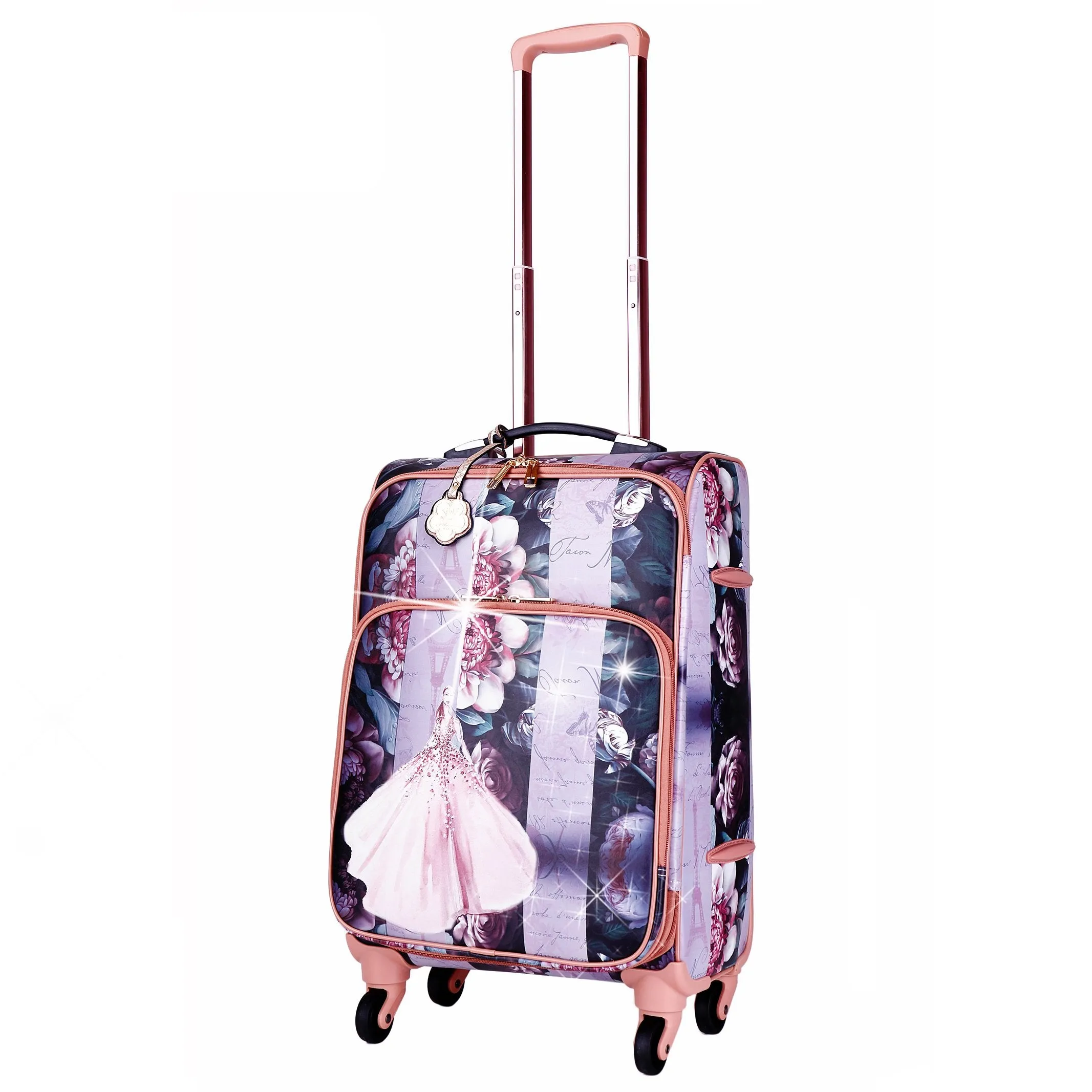 Blossomz Carry On Wheeled Luggage [BBL6999]