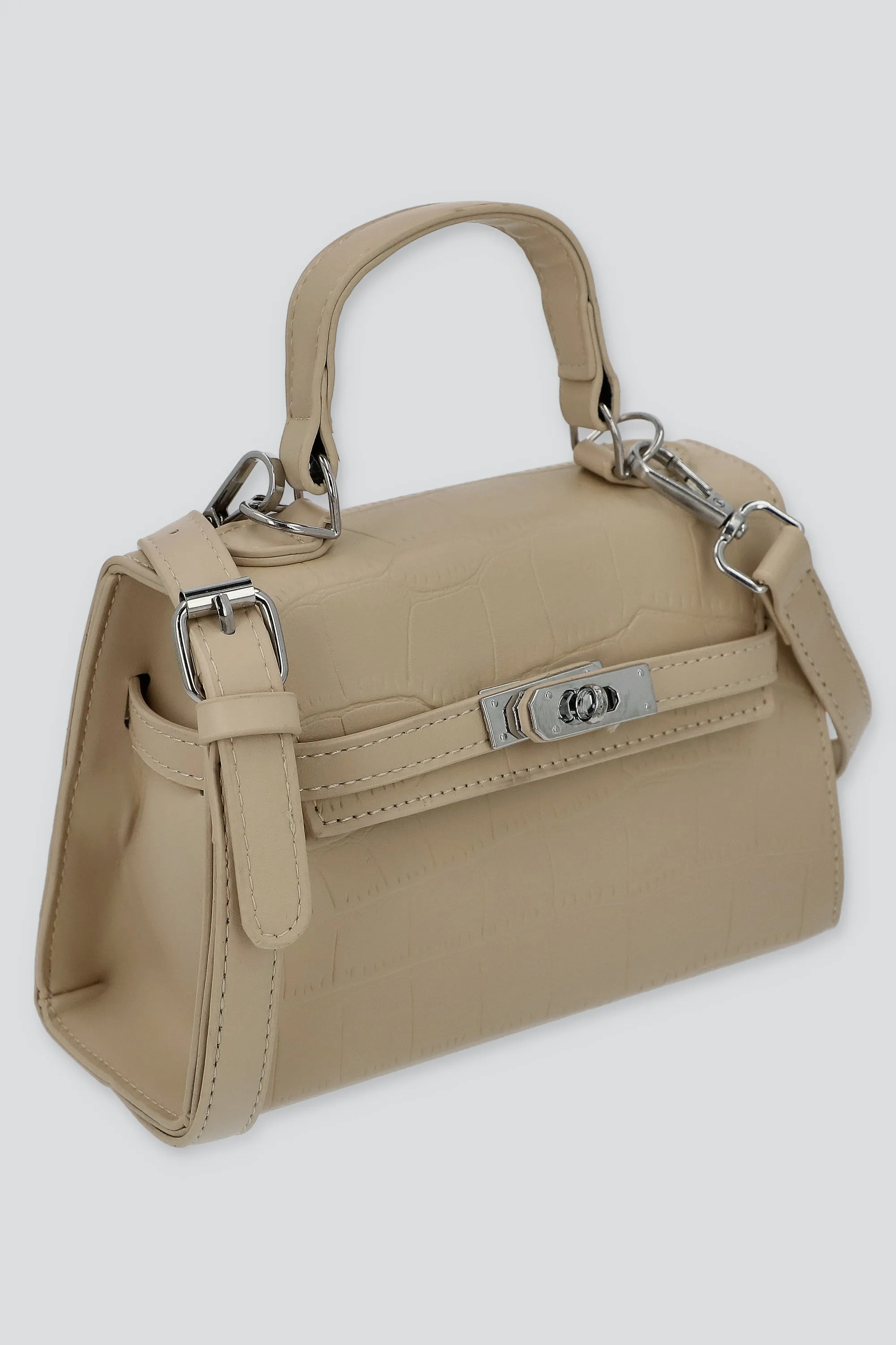 Bolsa Crossbody Estructurada Textura