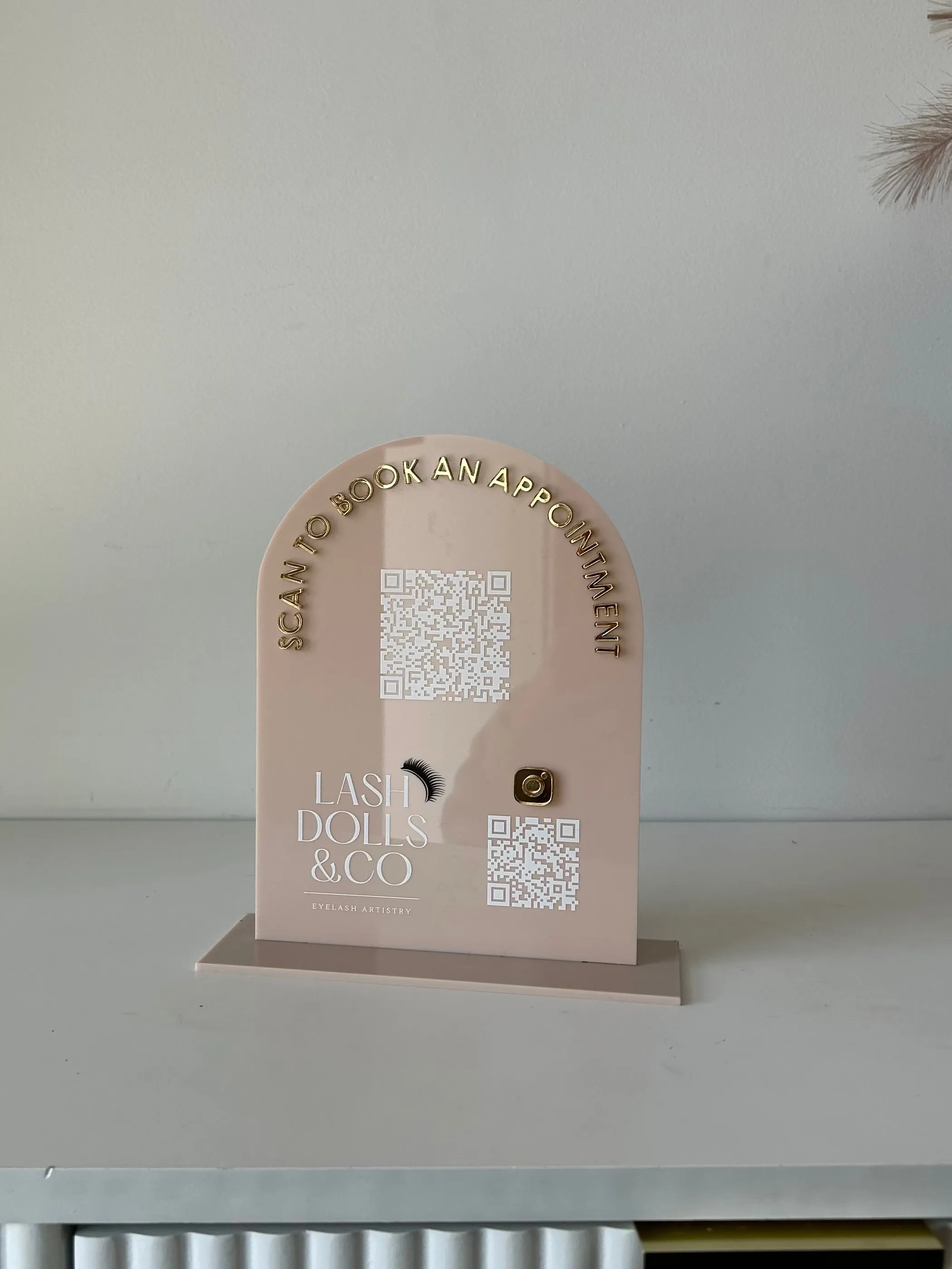 Book an appointment   Logo and 1 x QR