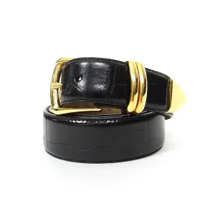 Brioni Croc Belt Size 115