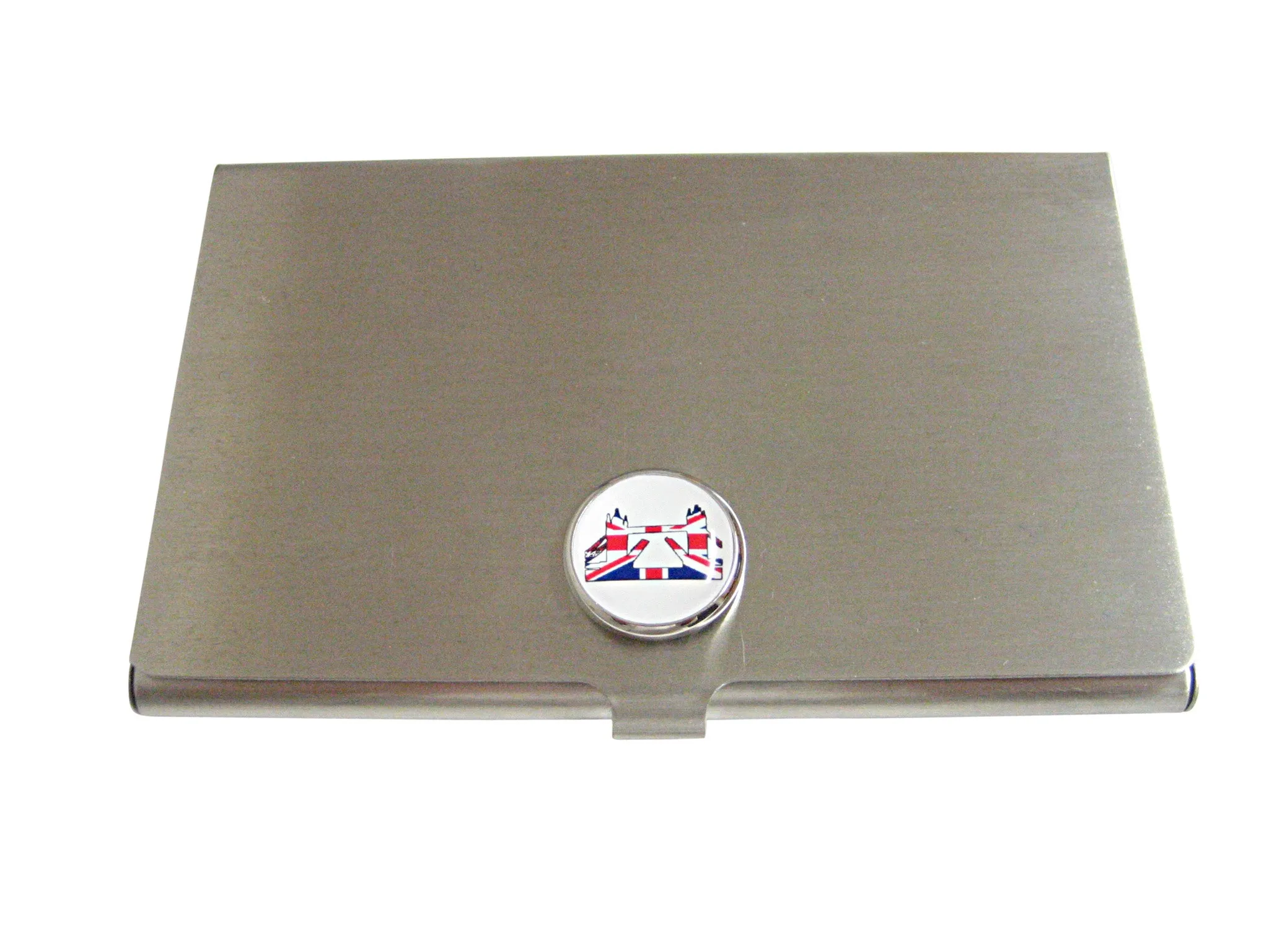 Britain Flag London Tower Bridge Business Card Holder