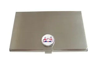 Britain Flag London Tower Bridge Business Card Holder