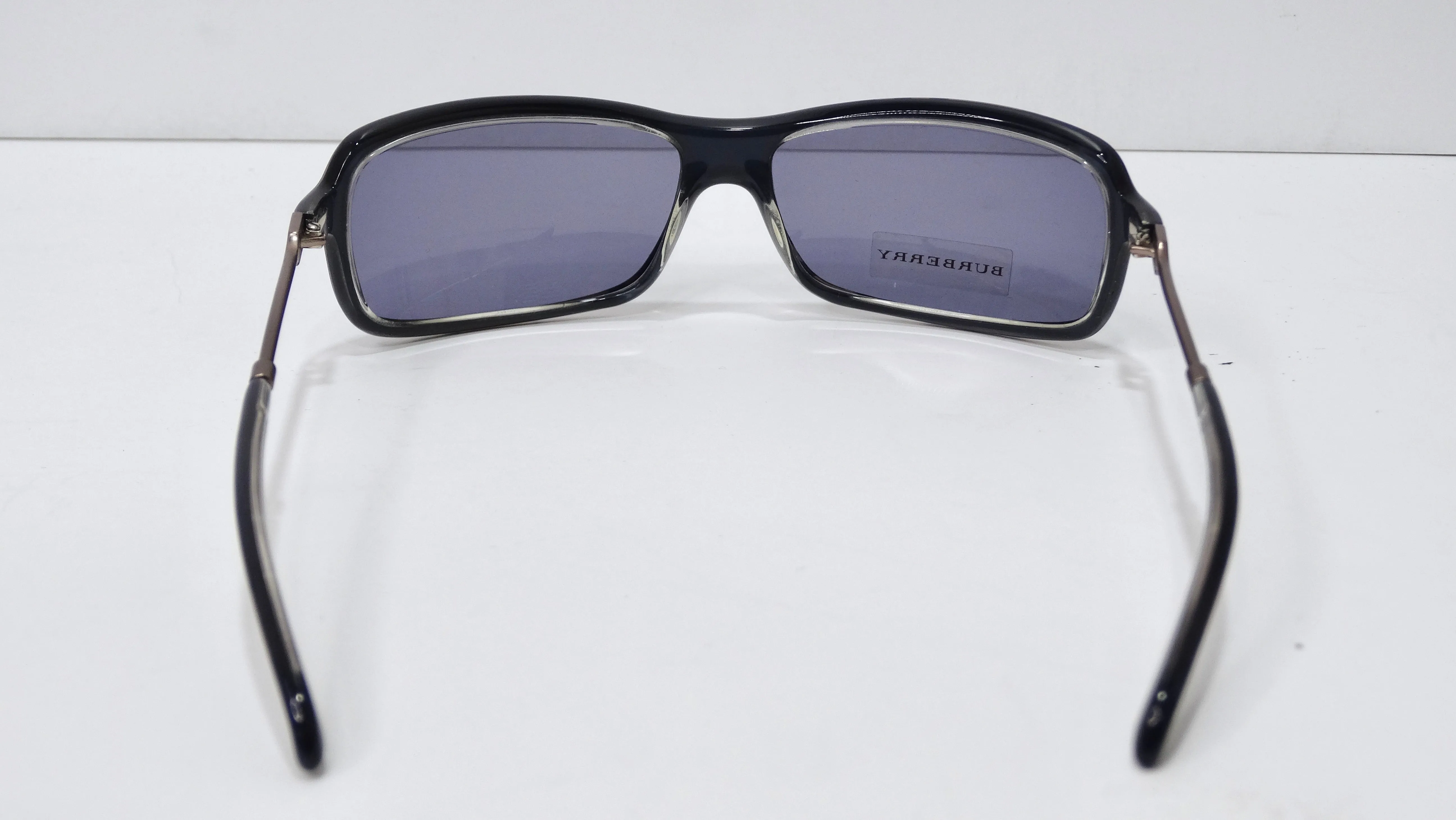 Burberry 1990's Rectangle Patterned Sunglasses