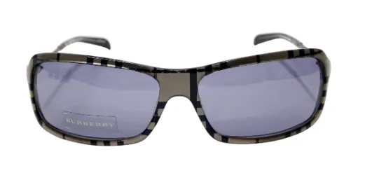 Burberry 1990's Rectangle Patterned Sunglasses