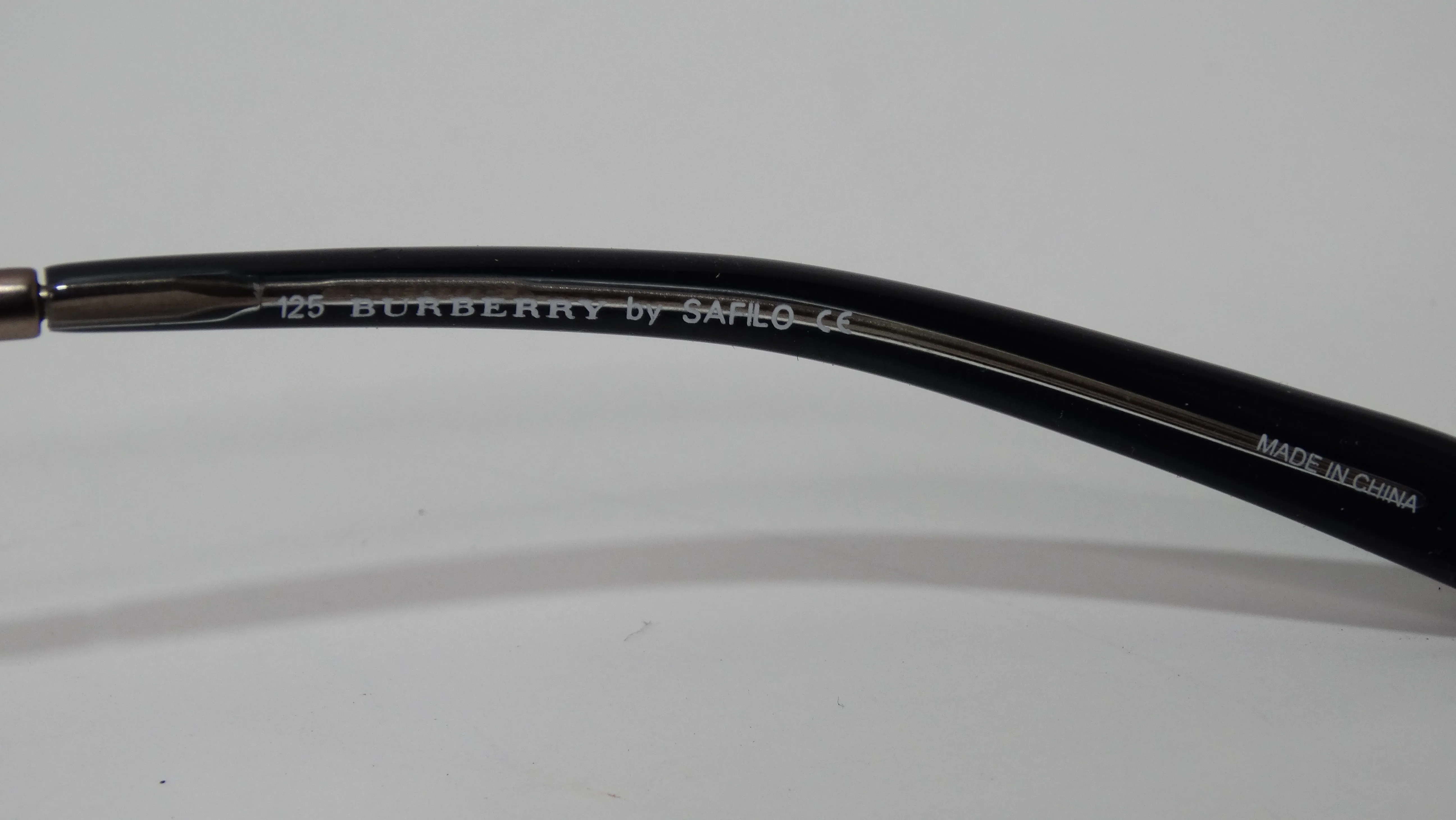 Burberry 1990's Rectangle Patterned Sunglasses