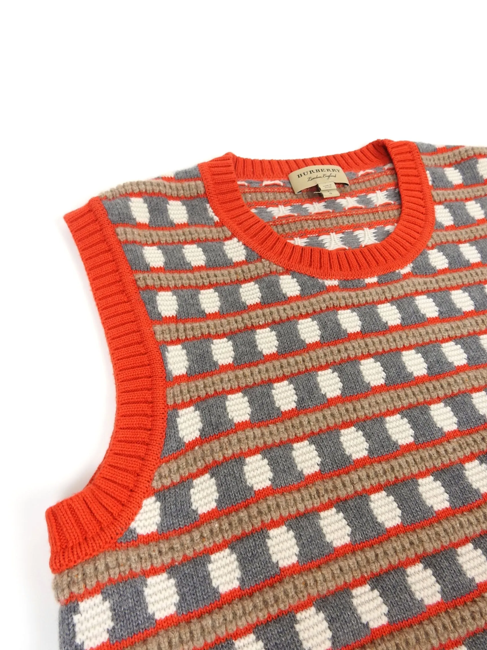 Burberry Knit Vest Size Large