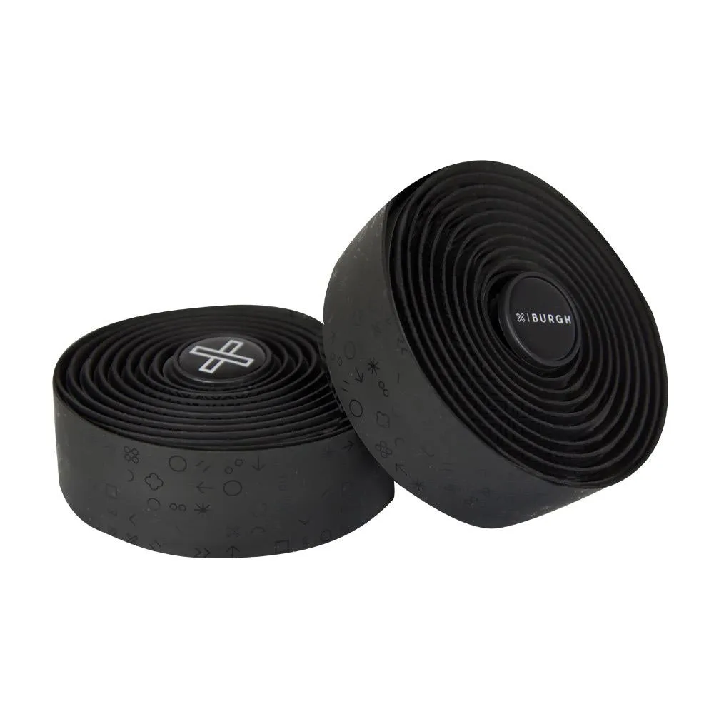 BURGH Designer Handlebar Tape - Hieroglyph - Stealth