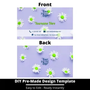 Business Card Design Template 126