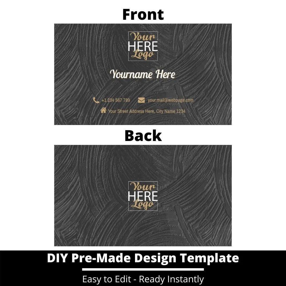 Business Card Design Template 152