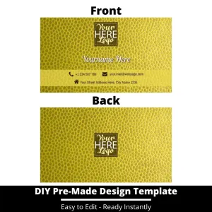 Business Card Design Template 161