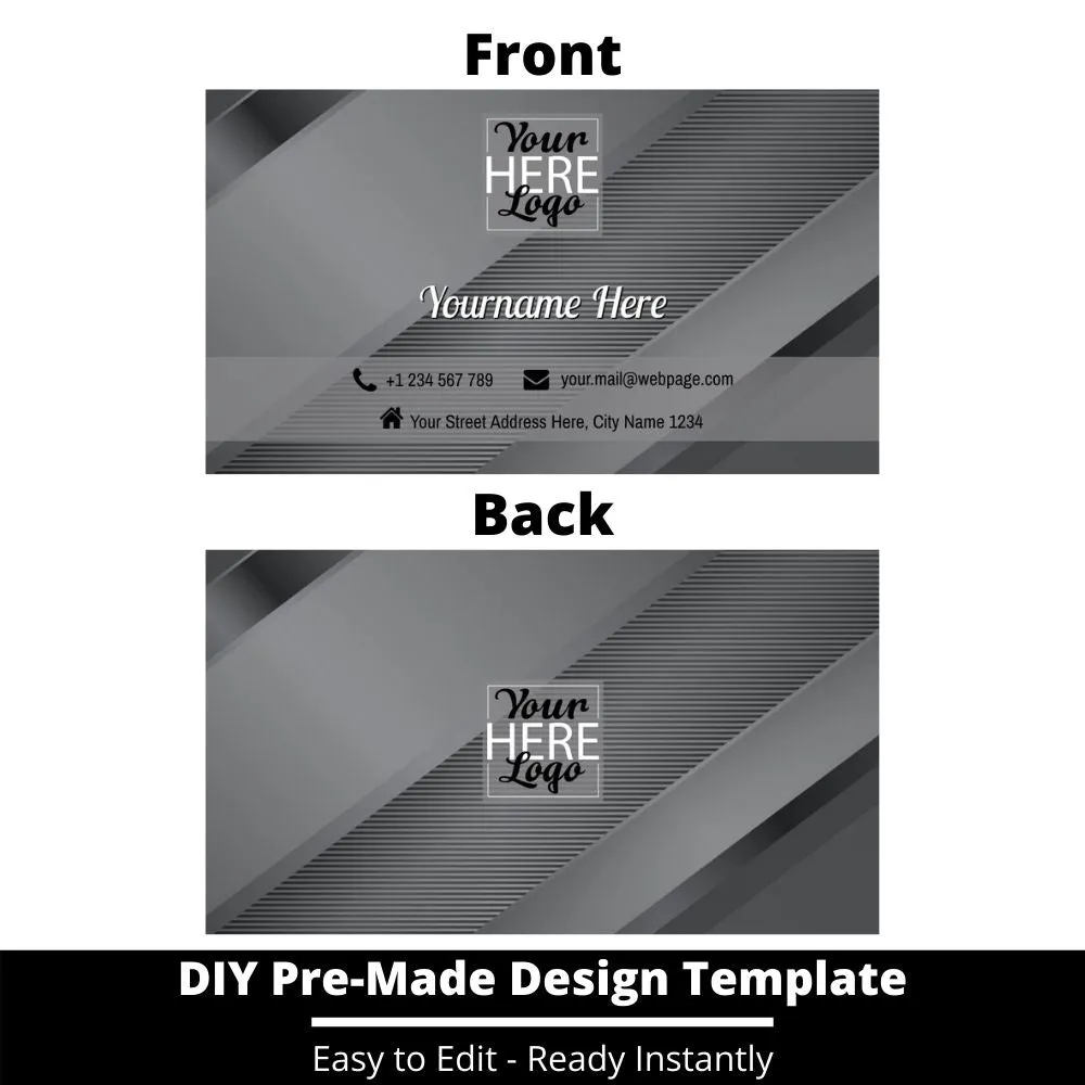 Business Card Design Template 198