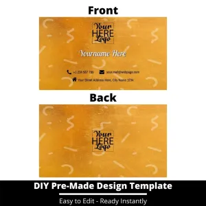 Business Card Design Template 213