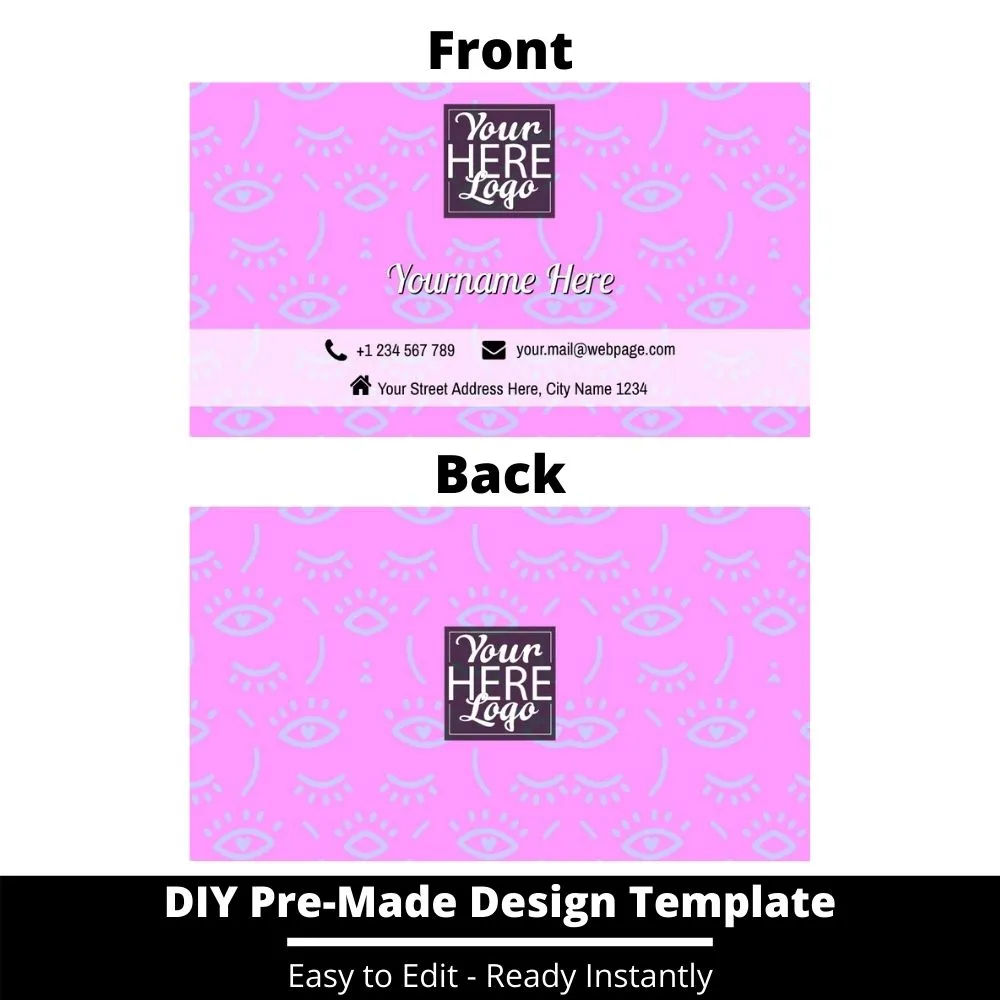 Business Card Design Template 243
