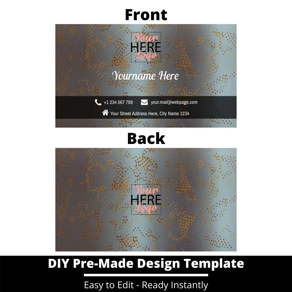 Business Card Design Template 27