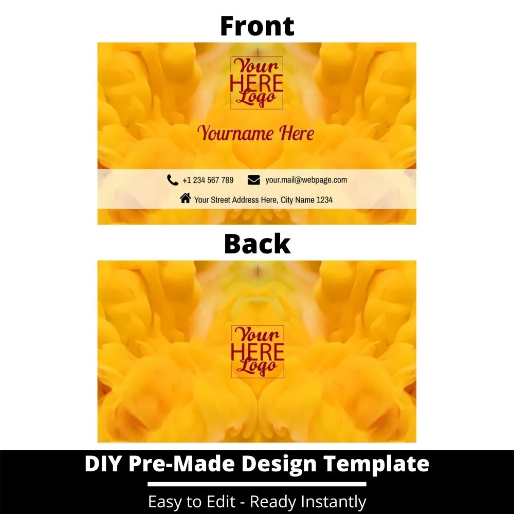 Business Card Design Template 88