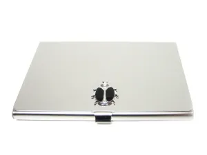 Business Card Holder with Bug Pendant