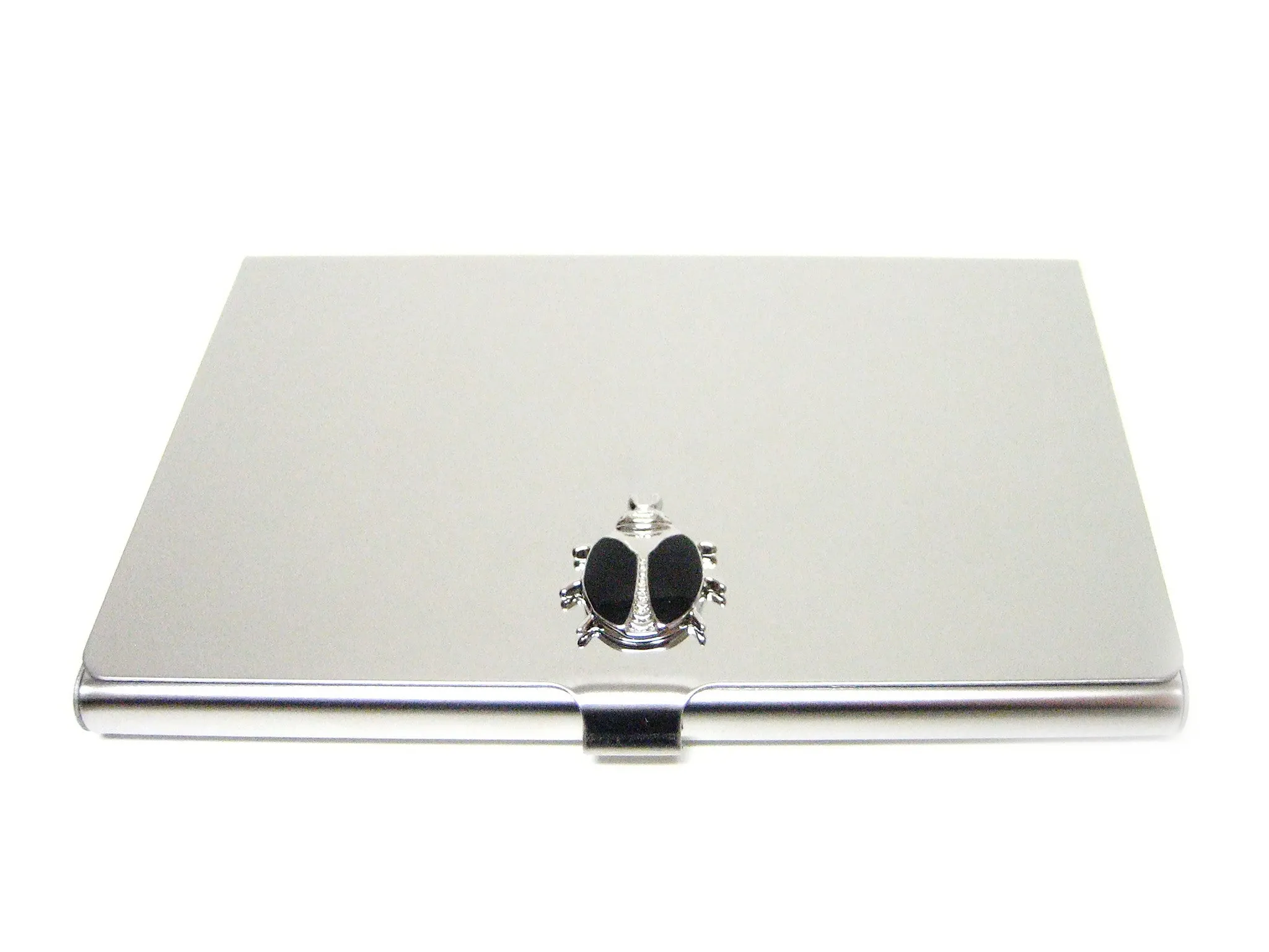 Business Card Holder with Bug Pendant