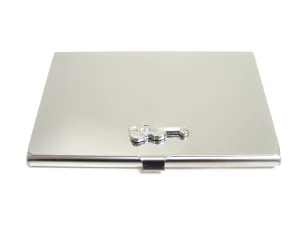 Business Card Holder with Violin Pendant