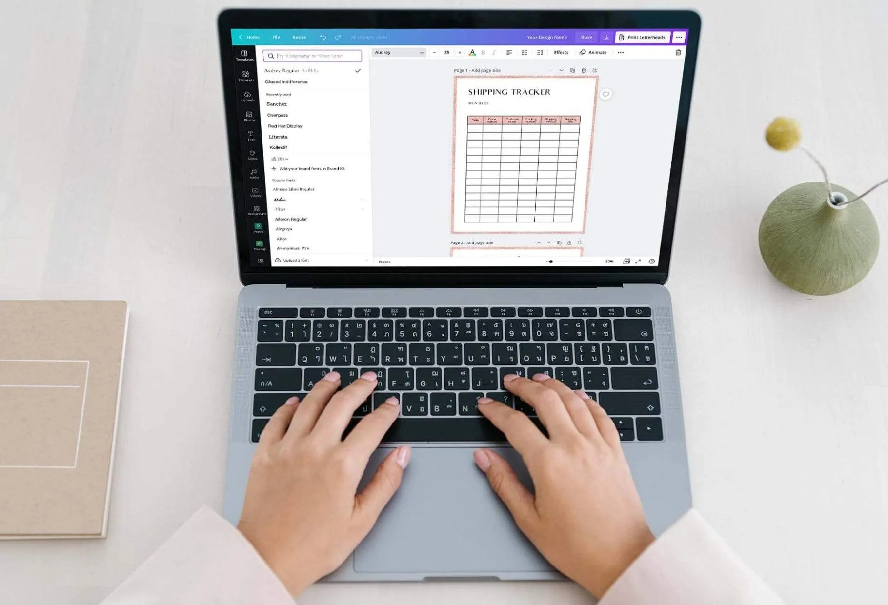 Business Operations Printable and Editable Canva Planner Template