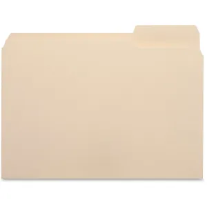Business Source 1/3 Cut Tab File Folders