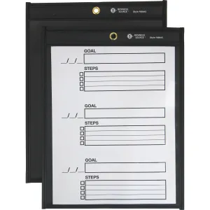 Business Source Black Backing Shop Ticket Holder