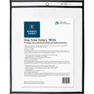 Business Source Clear Heavyweight Shop Ticket Holder