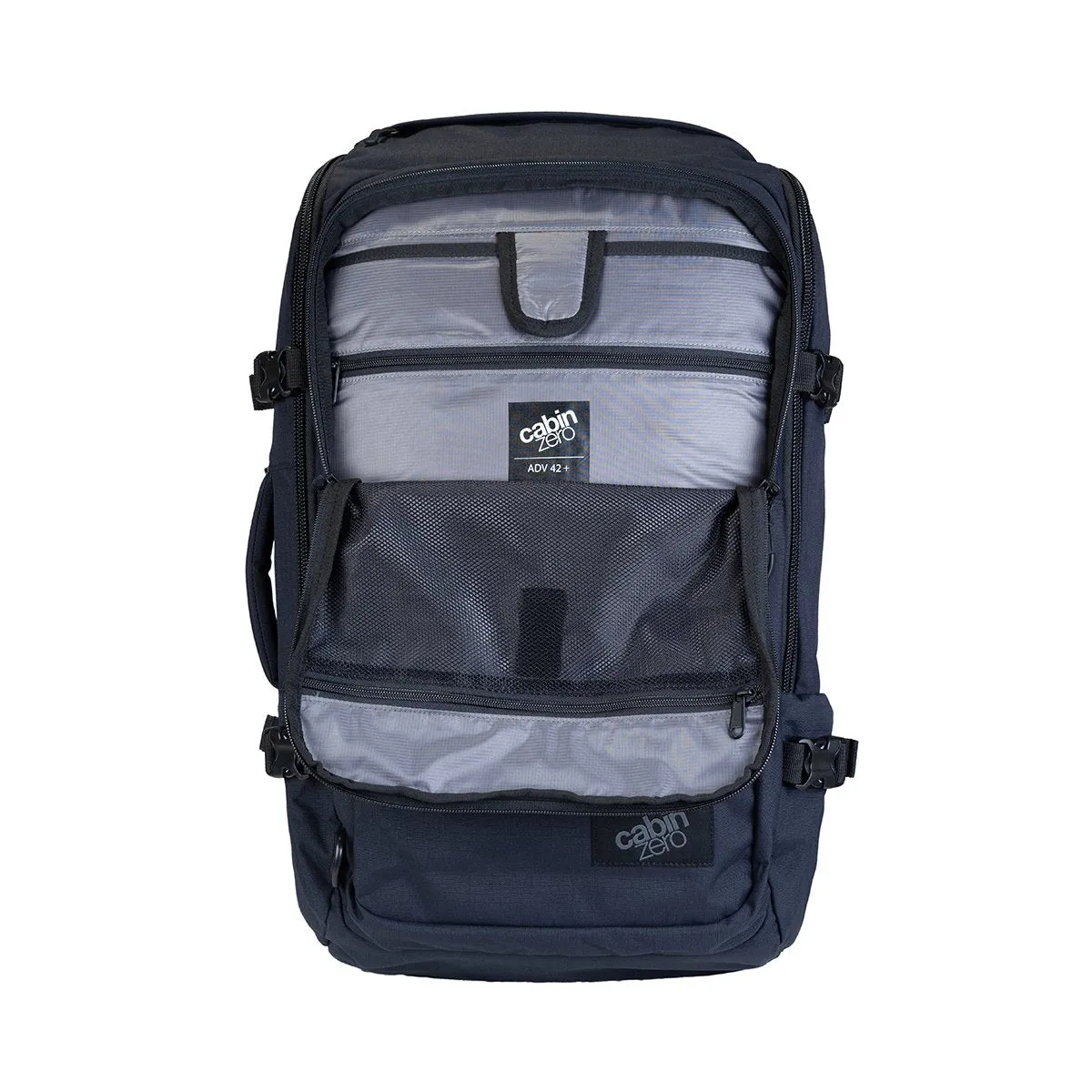 CabinZero ADV Pro 42L - Adventure Cabin Backpack (Absolute Black)