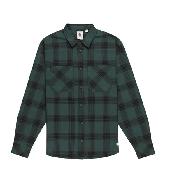 Camisa Element Compass - Trekking Green Plaid