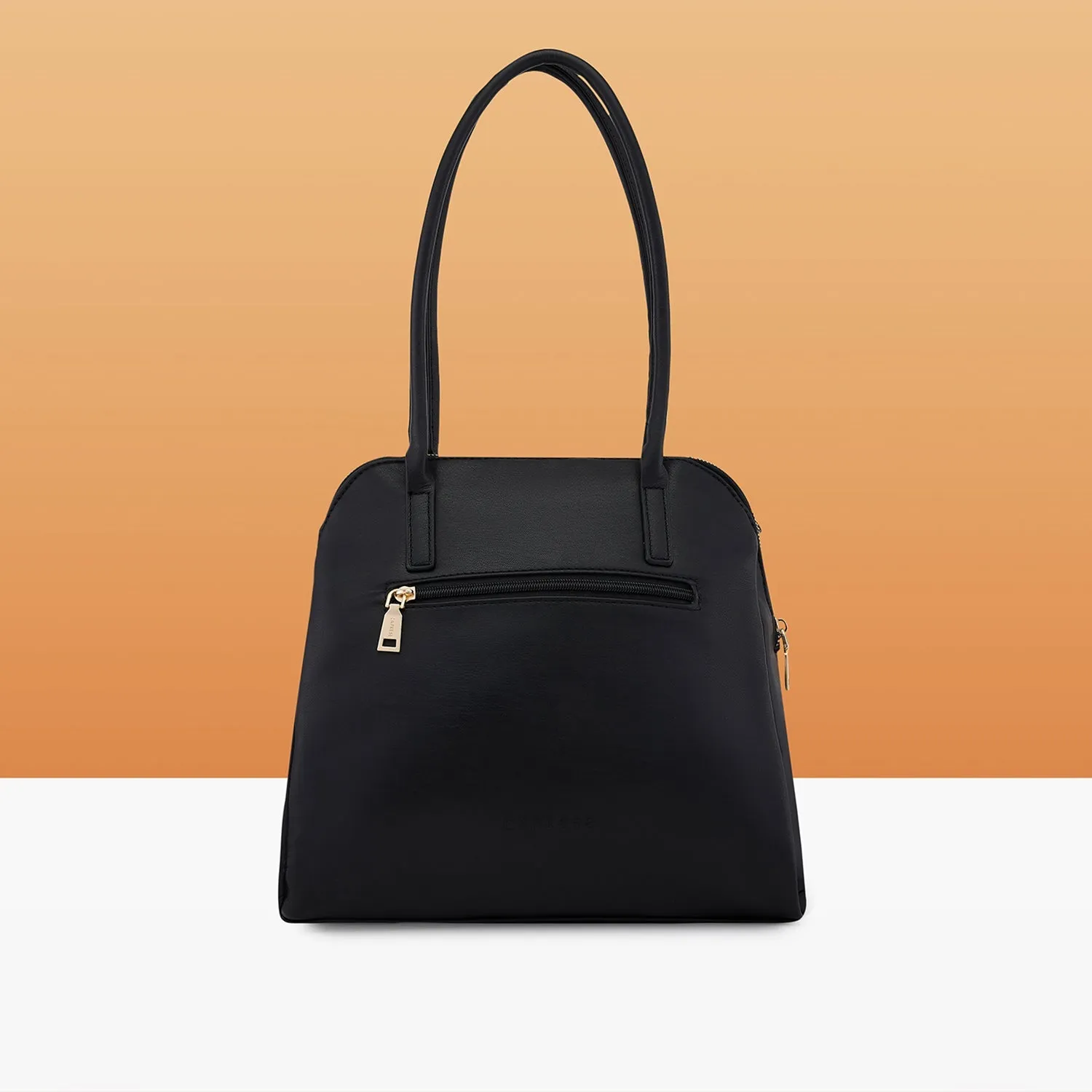 Caprese Havana Large Black Hobo Bag