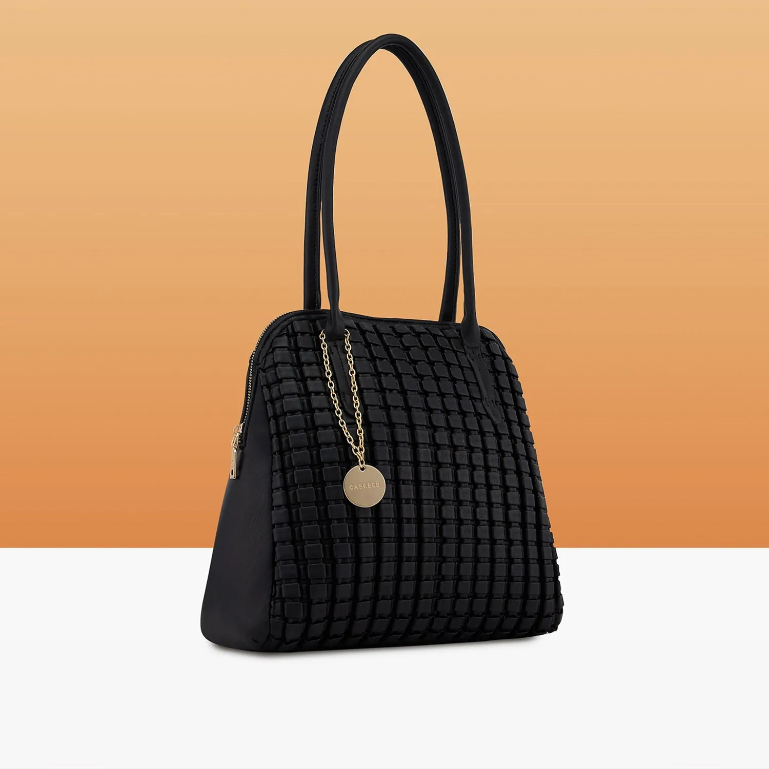Caprese Havana Large Black Hobo Bag