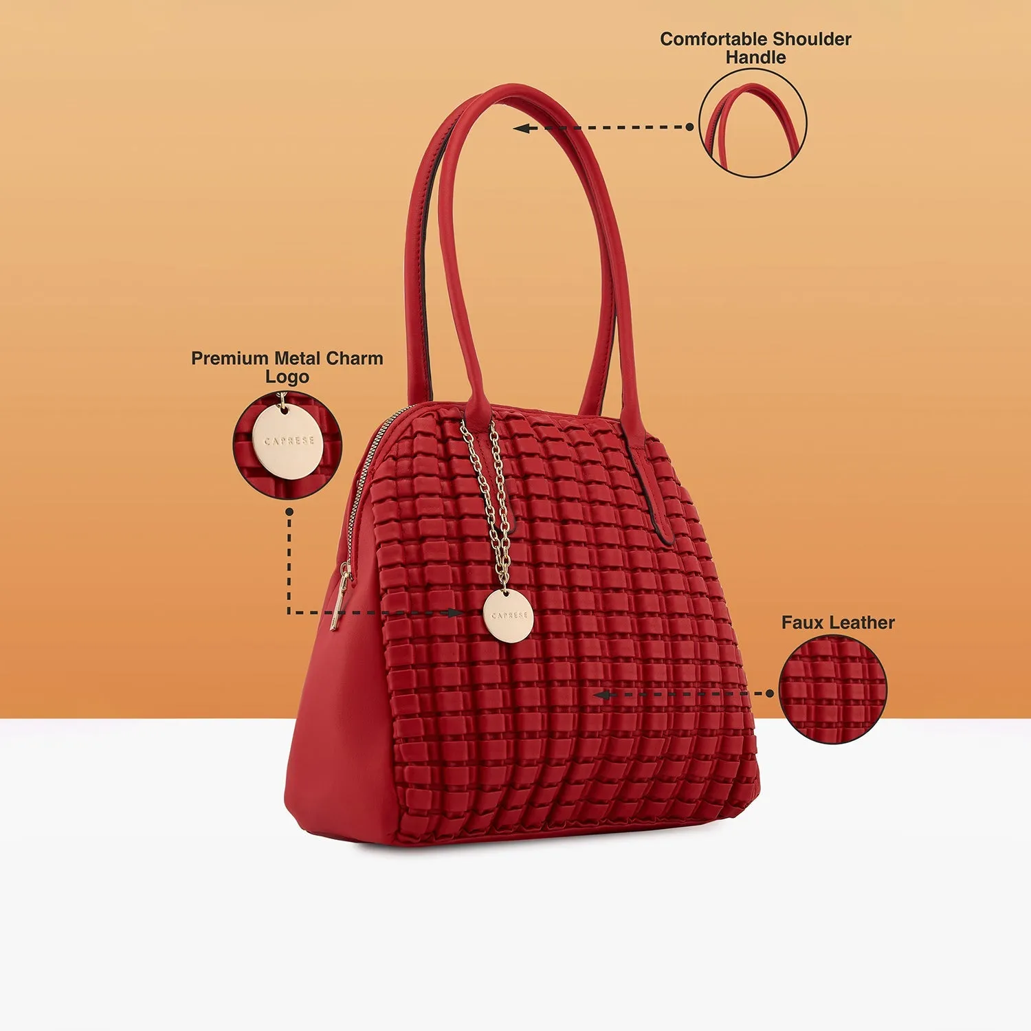 Caprese Havana Large Terra Satchel Bag