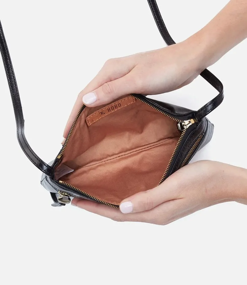 Cara Hobo Crossbody in Black