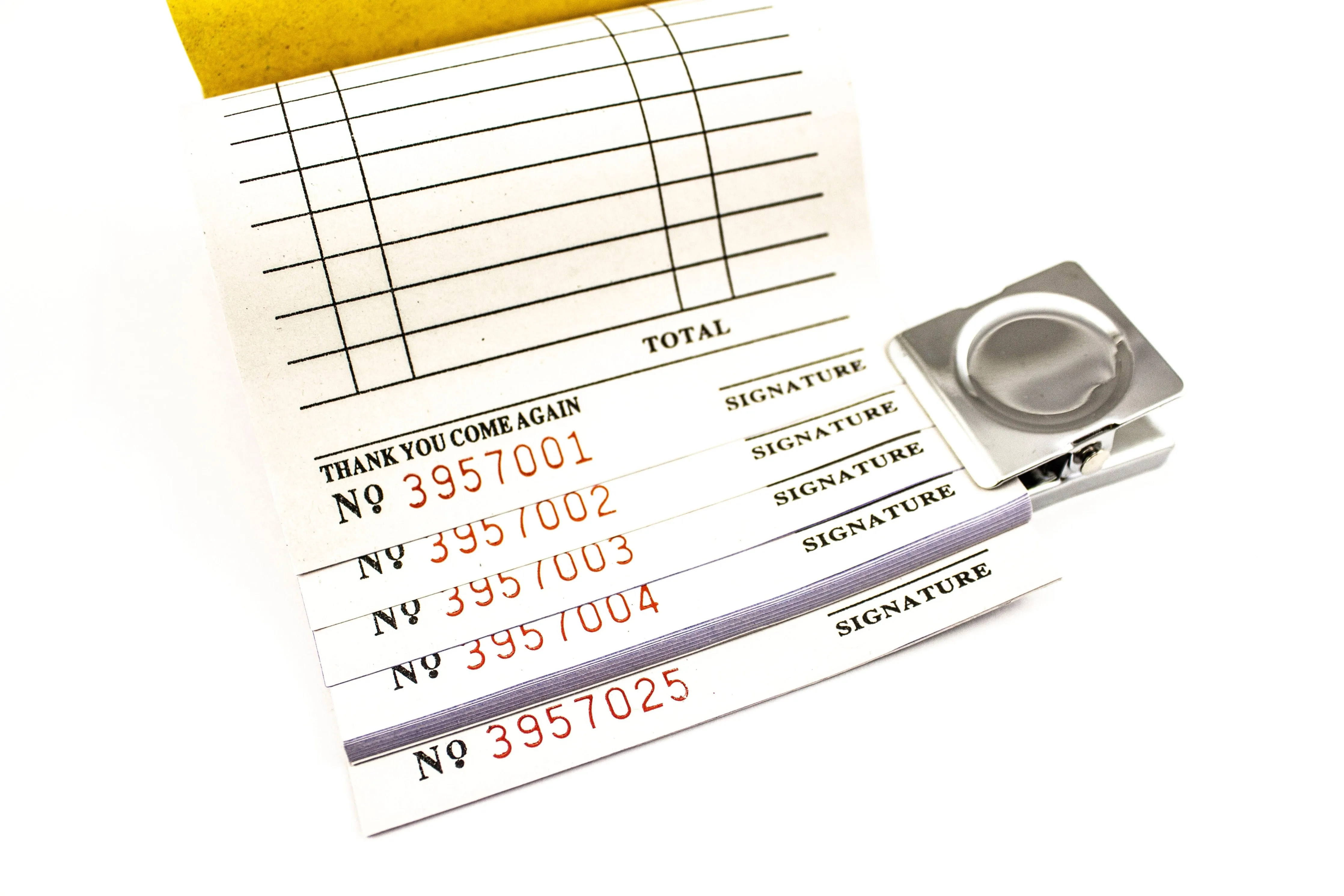Carbonless Receipt Pad Sold To | 50pads 1/2