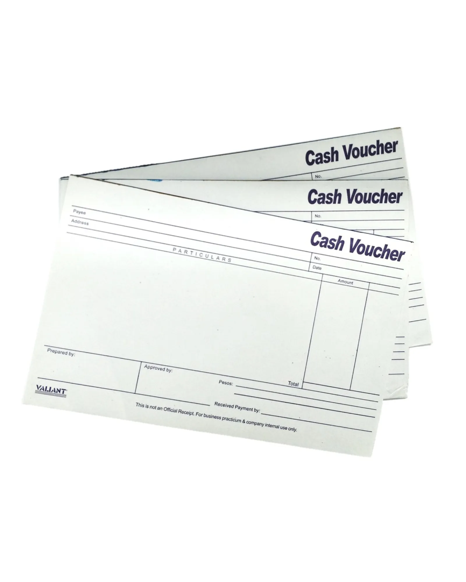 Cash Voucher 1ply 5.5in x 8.5in | 10Pads