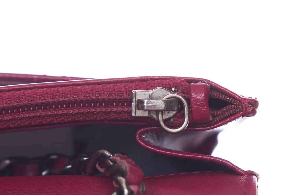 Chanel 2009/10 Red Patent Leather Re-issue WOC Handbag- With Box