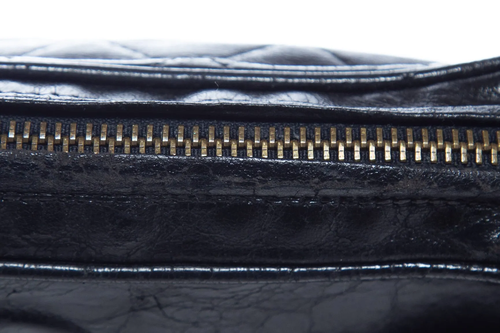 Chanel Black Quilted Camera Handbag