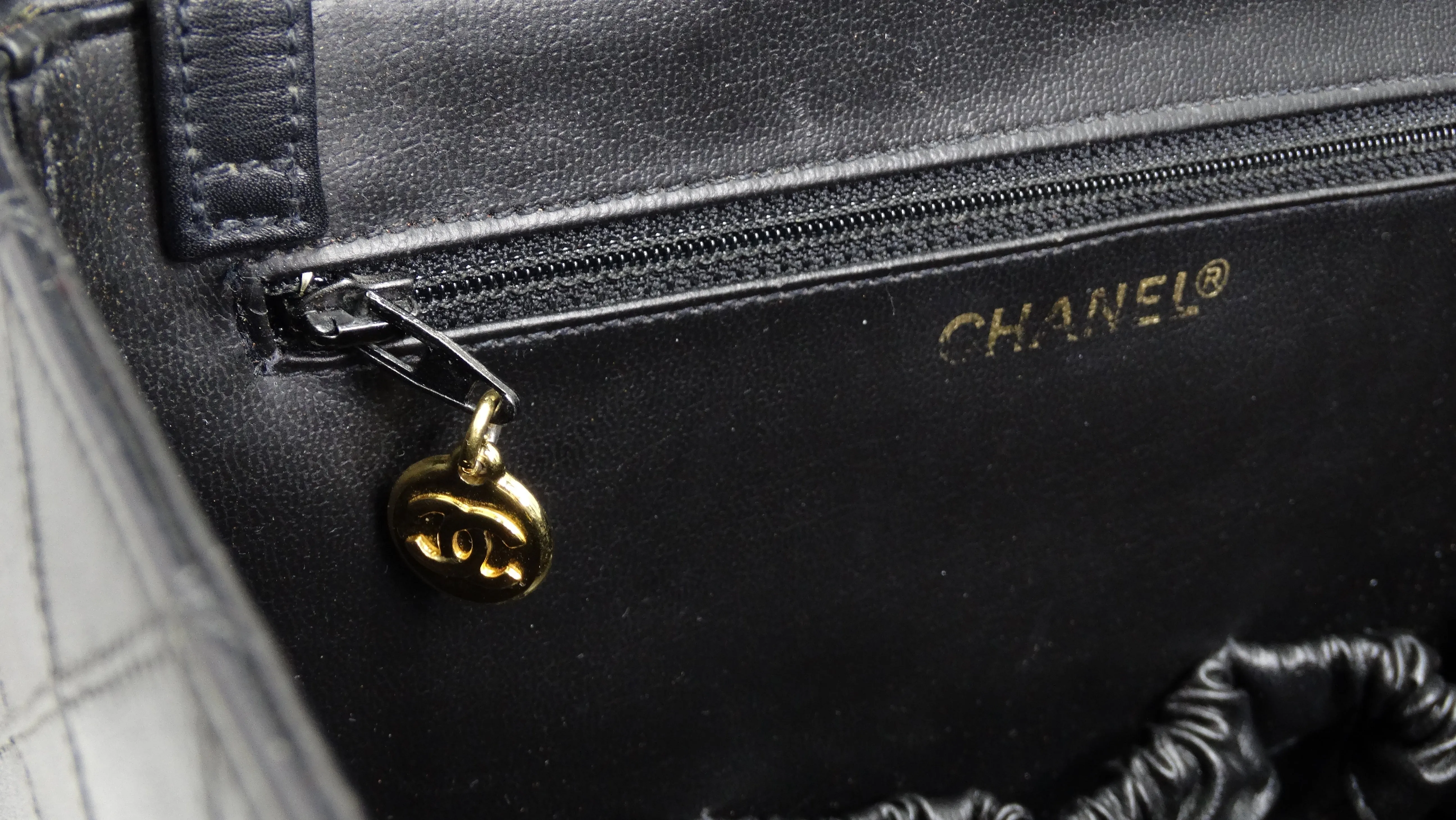 Chanel Vintage Quilted Leather Vanity Case