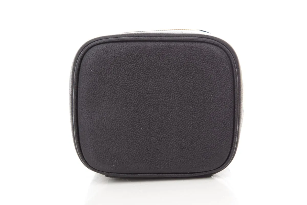 Chanel Vnitage 1996/97 Black Caviar Coco Mark Vertical Vanity Bag