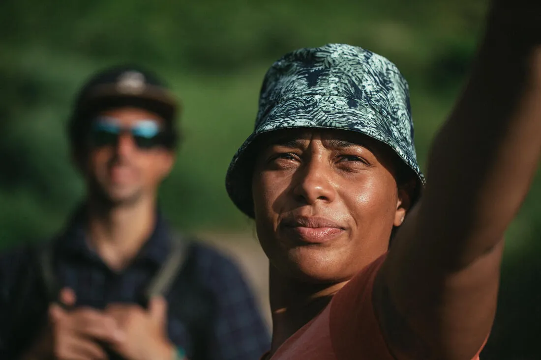 Chapeau MT100 imprimé feuillage vert