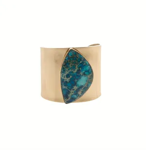 Charles Albert Jewelry Alchemia Blue Jasper Solid Cuff